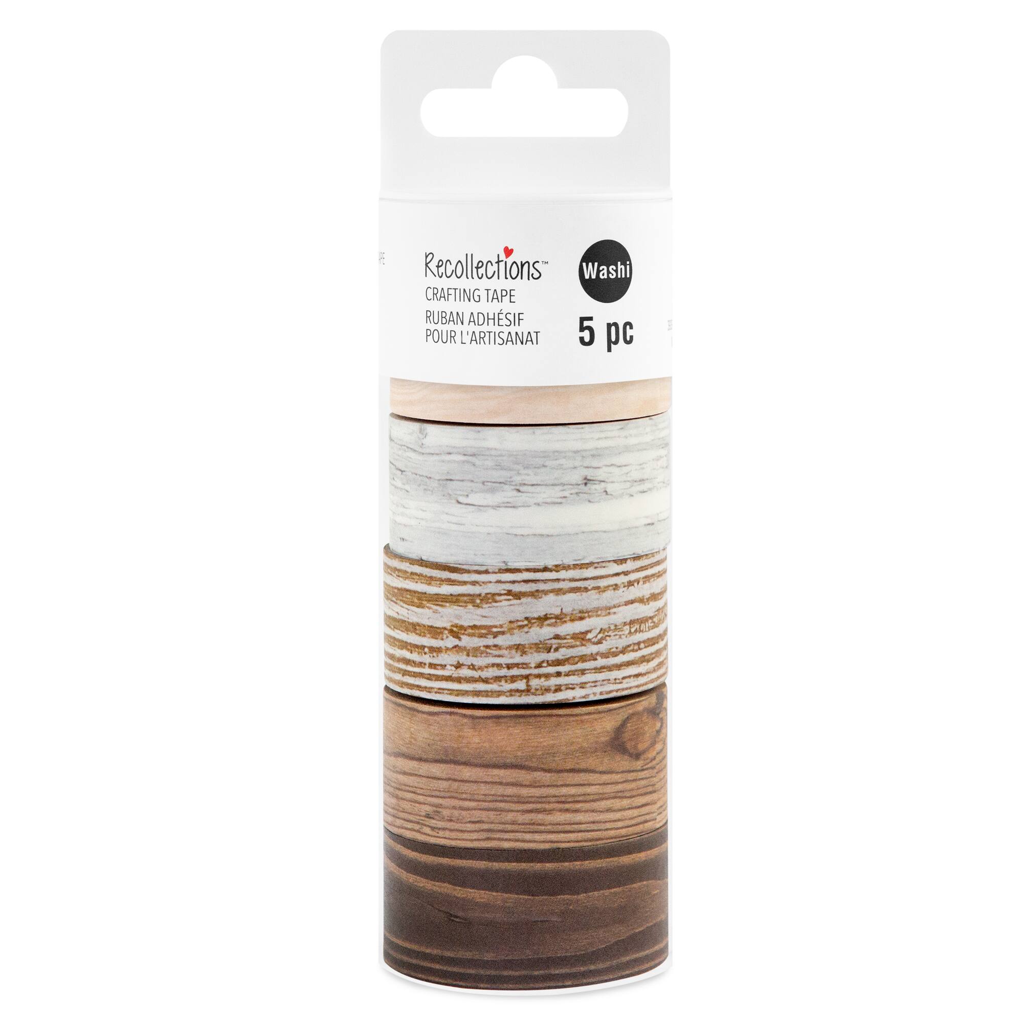 Wood Grain Crafting Washi Tape Set by Recollections™